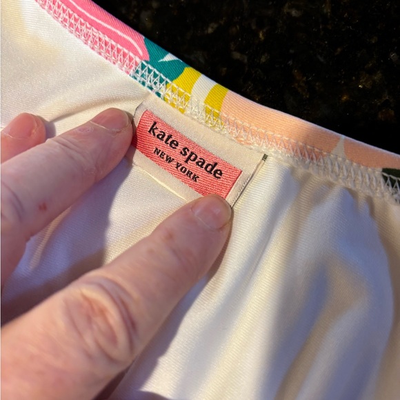 Kate Spade Tropical Floral Knotted Halter One-Piece Swimsuit $148 Sz LARGE (12) - Picture 6 of 8